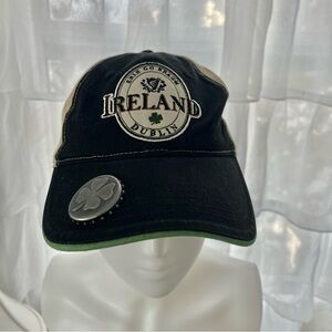 Ireland Dublin 2-tone Baseball Cap Hat w/ metal Bottle Opener in brim